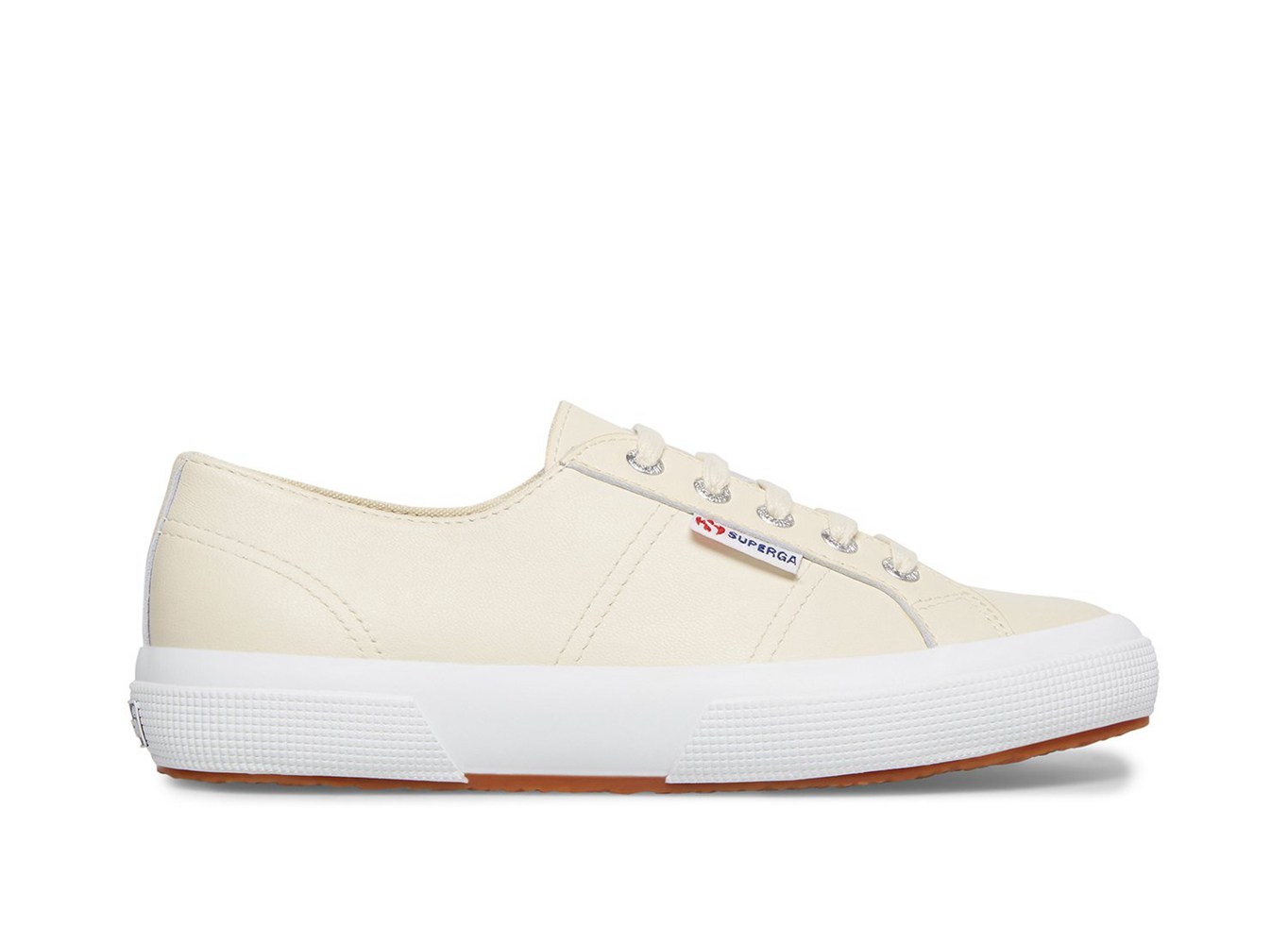 Tenis Feminino Bege - Superga 2750 Naplngcotu Couro - AZOJP-9263